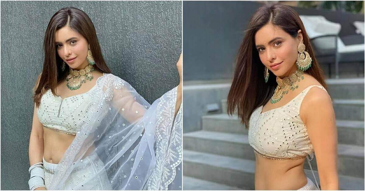 Aamna Sharif Will Leave You Stunned With Her Mesmerising White Lehenga. Check Out Pictures