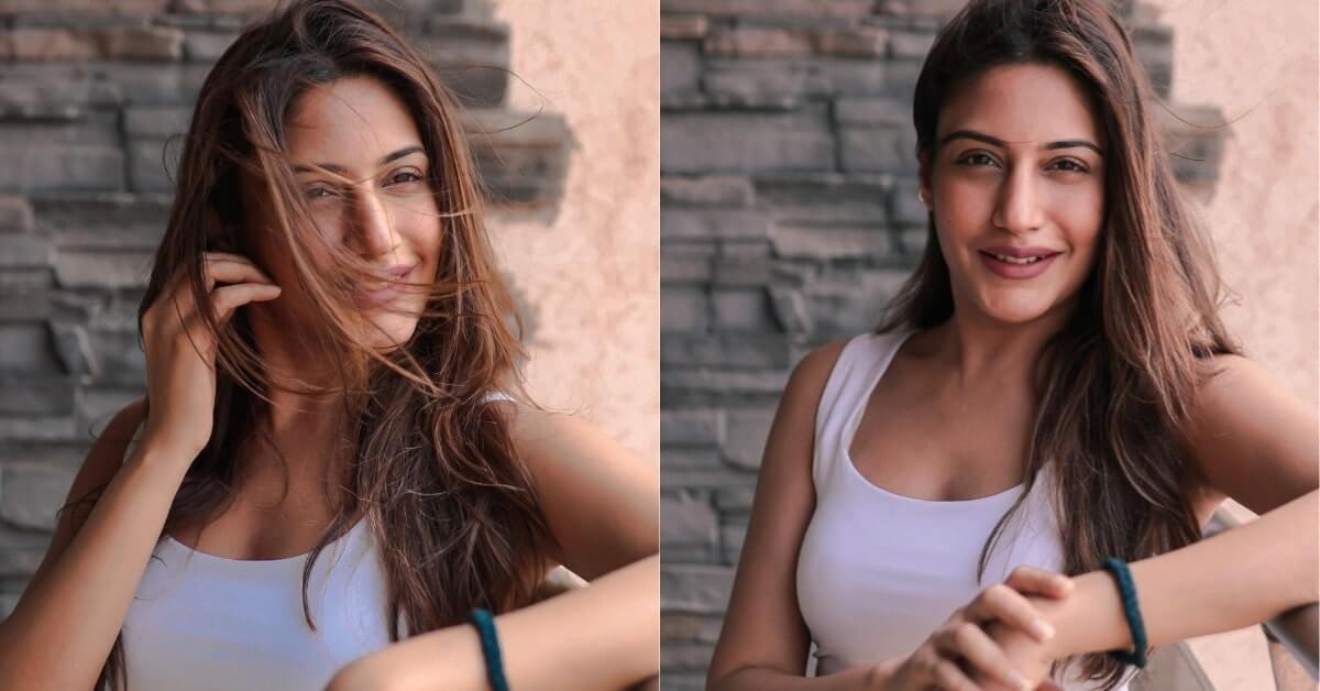 Surbhi Chandna In A Graceful Mood As She Flaunts Her Long Hair.