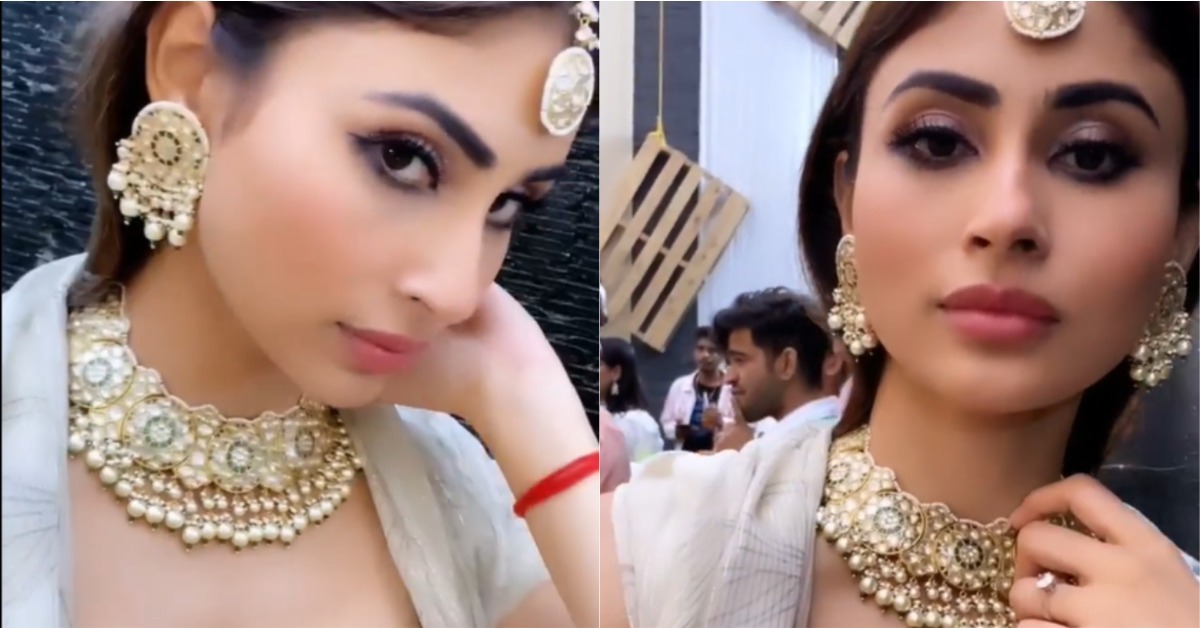 Mouni Roy's Video Clip Flaunting Her Flawless Skin Is Mesmerizing.