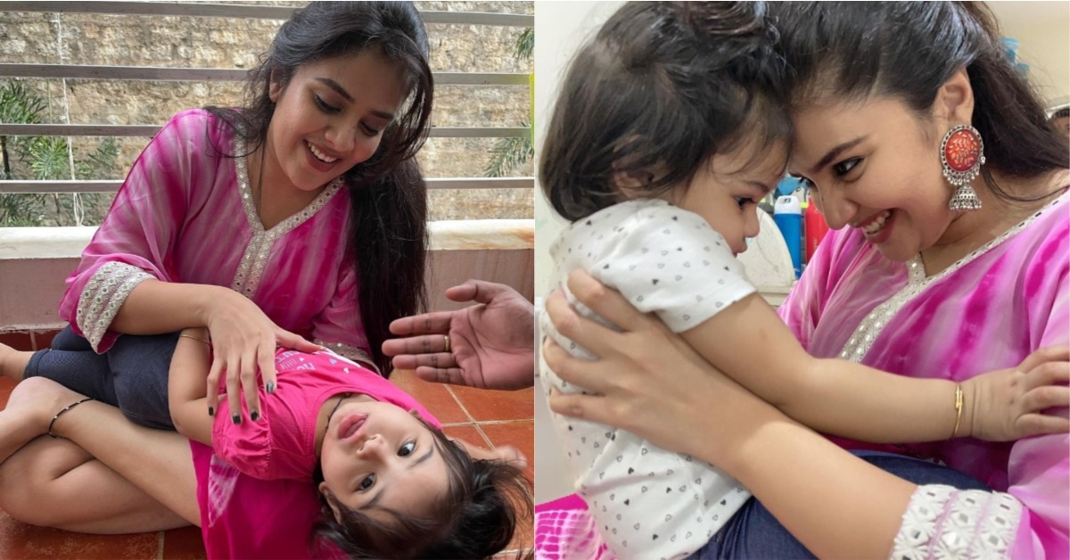 Sreemukhi Cuteness Filled Happy Times With Niece Aryamma Is A Beautiful Thing On Internet Today