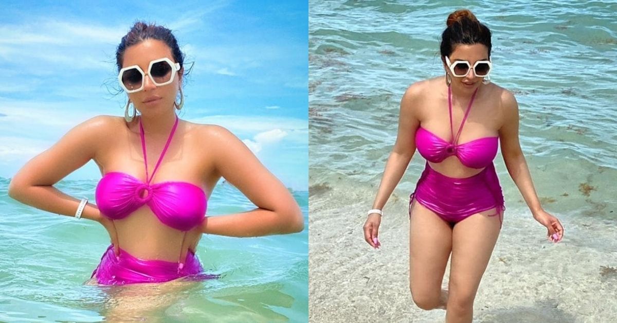 Shama Sikander Is A Beach Baby In This Sexy Bikini And These Pictures Are Proof.