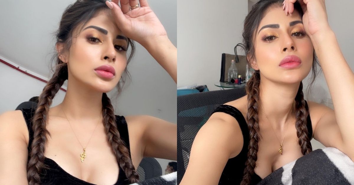 Mouni Roy Looks Pretty In the New Braided Hairstyle