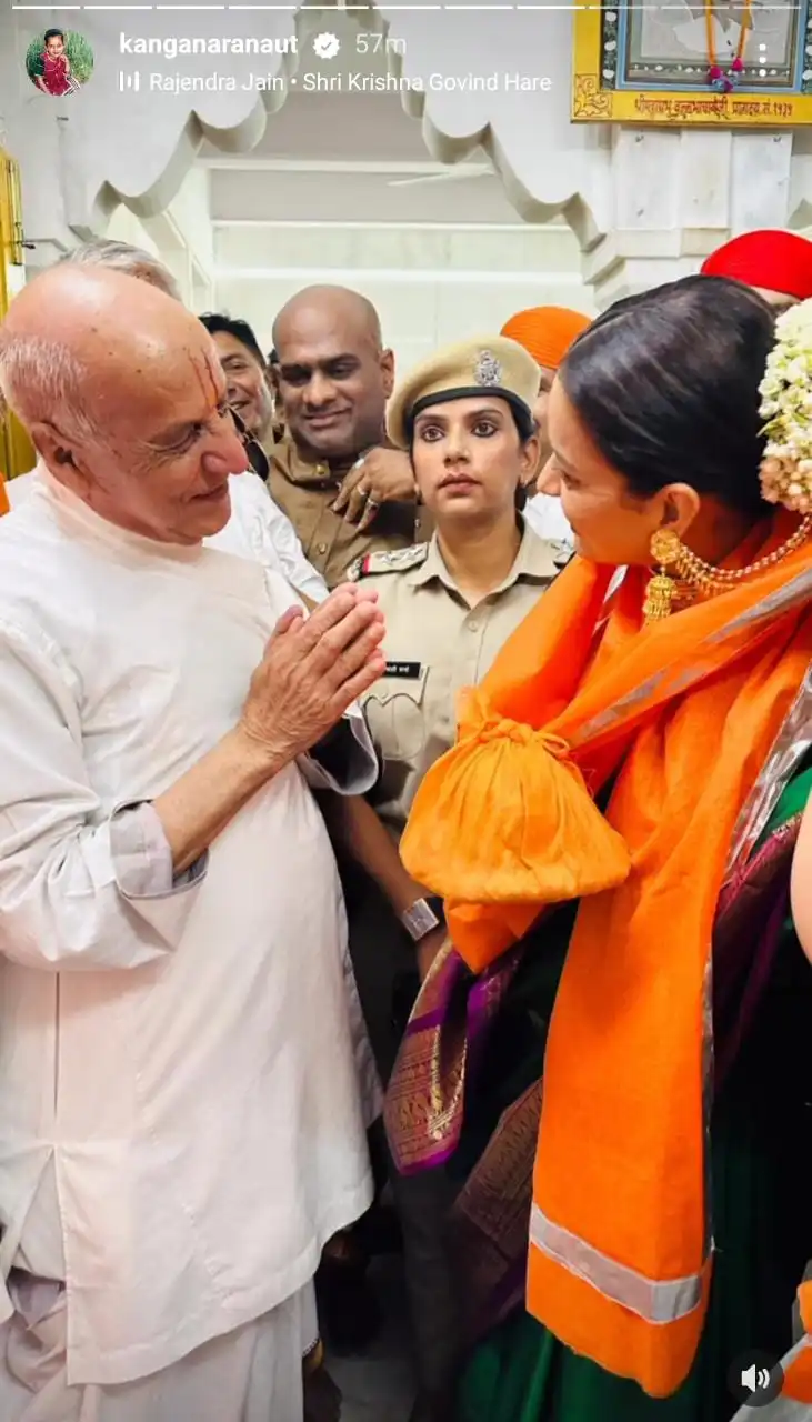 Kangana Ranaut visits temple on her birthday