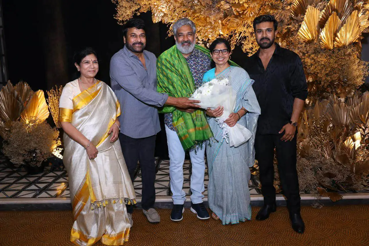 Ram Charan family and SS Rajamouli family