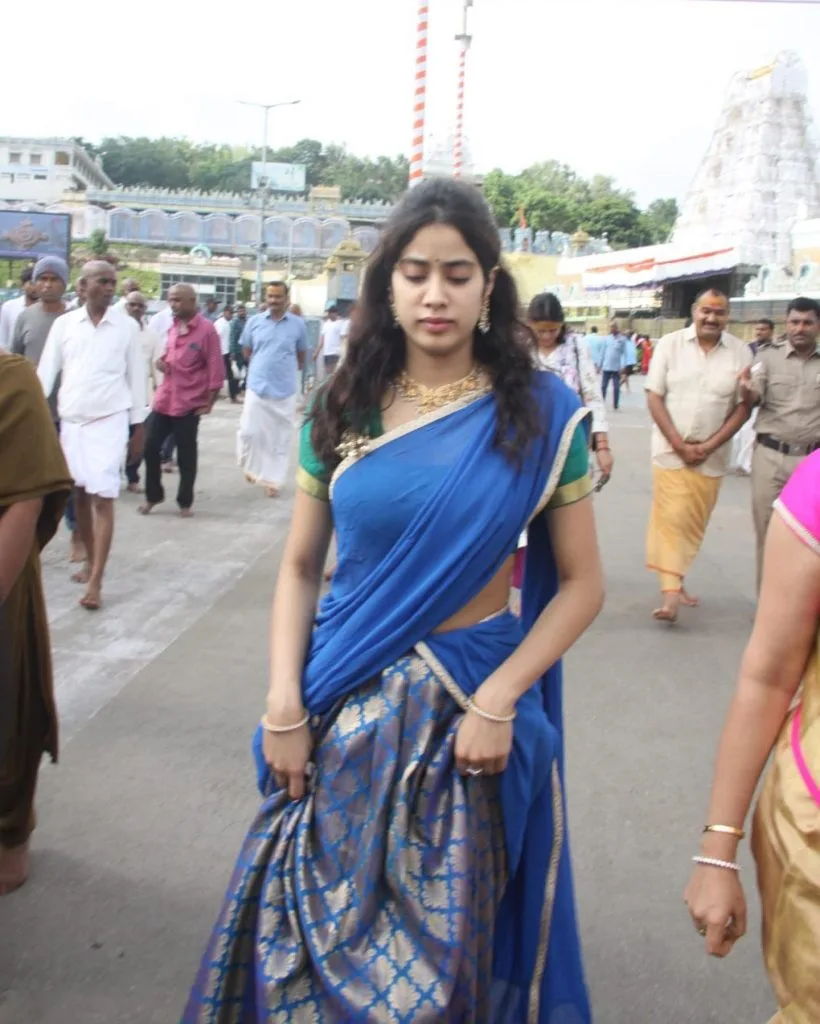 Janhvi Kapoor half saree