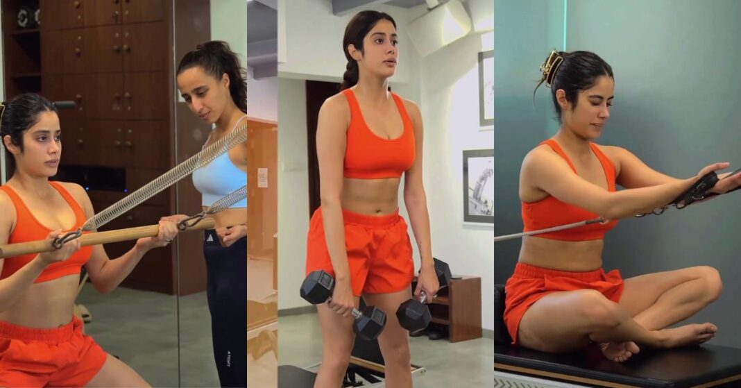 Janhvi Kapoor’s Latest Intense Pilates Session Motives You To Workout
