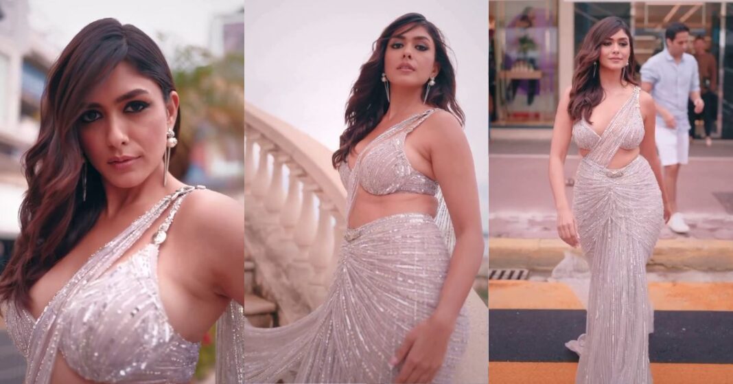 Mrunal Thakur Shares A Video Of Her Bold Avatar In Transparent Saree At Cannes.