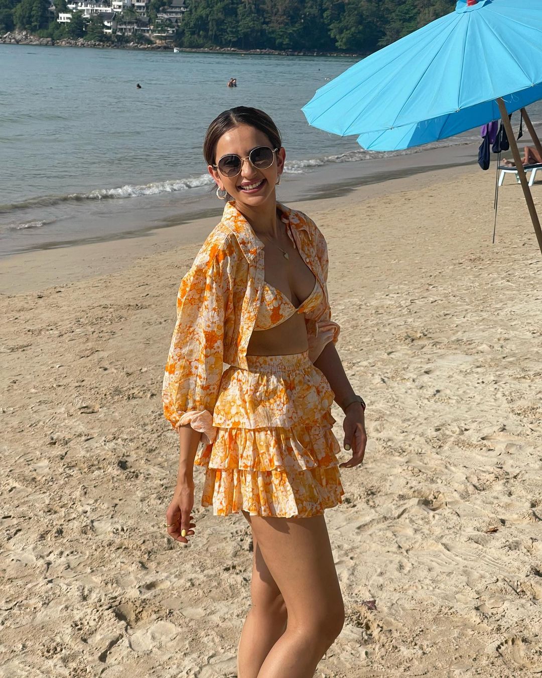 Rakul Preet cool pictures at beach