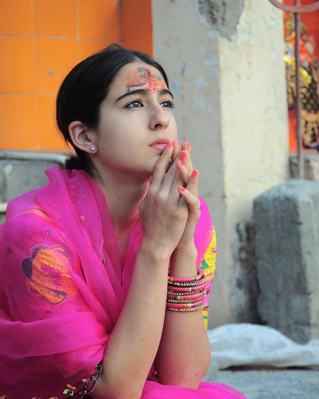 Sara ali khan at ujjain in Madhya Pradesh