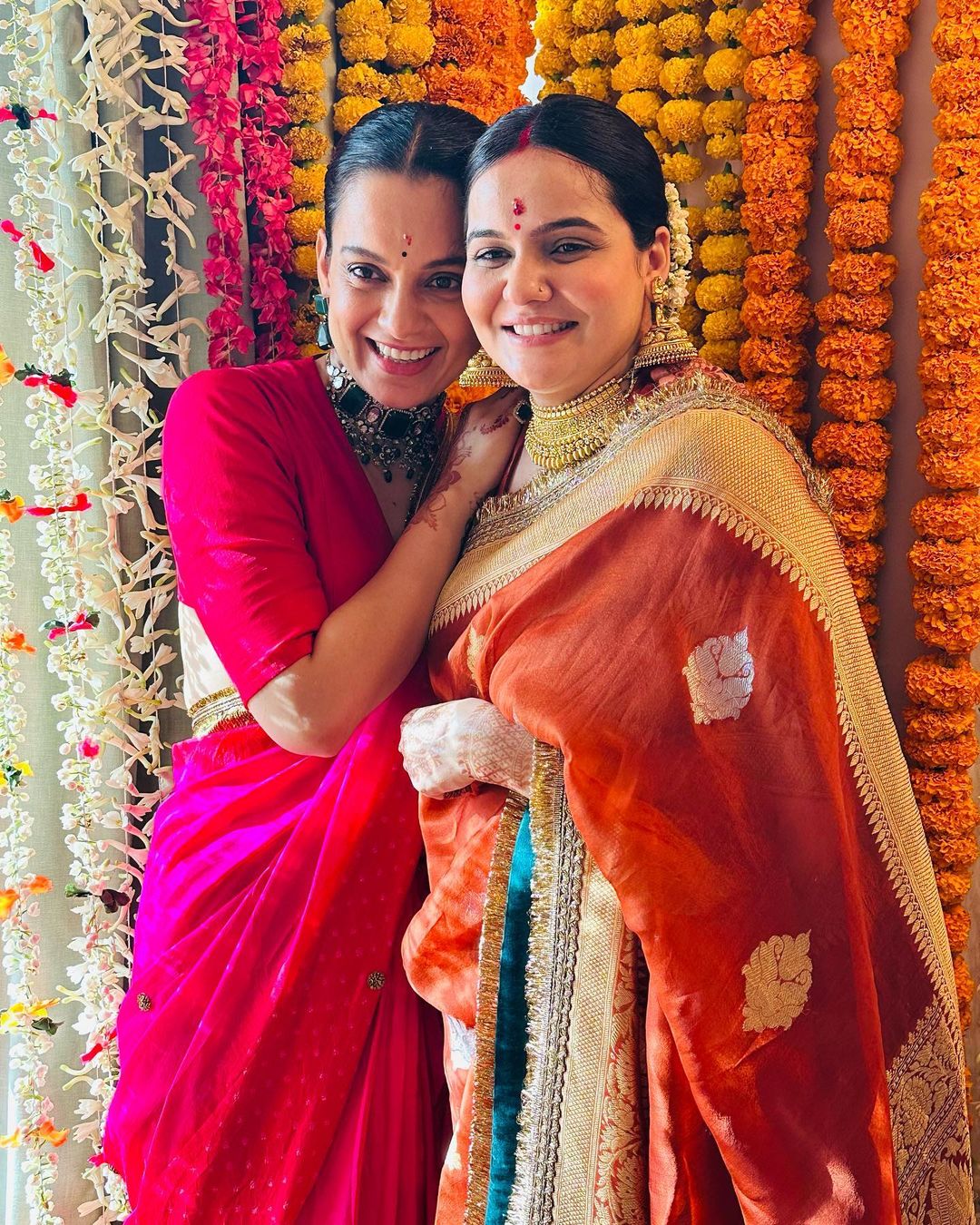 Kangana with Ritu Ranaut