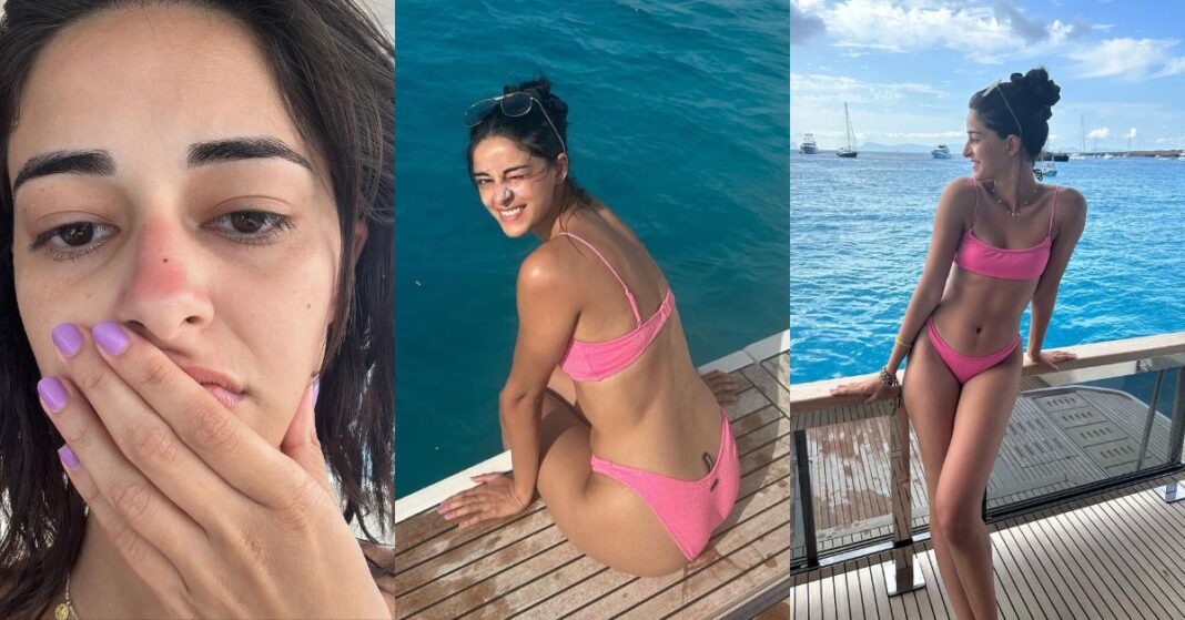 Ananya Panday Shares Her Stunning Pictures In A Pink Bikini. Fans React!