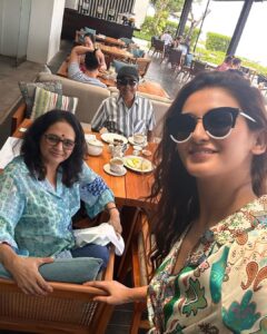 Shakti Mohan Birthday Celebrations with parents in Bali